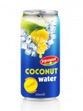 mango flavour with coconut water in aluminium can - product's photo