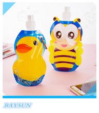 safe food grade foldable water bottle for child - product's photo