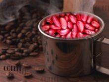 british type dark red light speckled kidney beans - product's photo