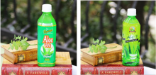 aloe vera beverage with pulp( different flavours) - product's photo