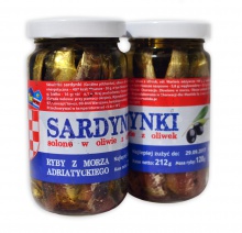 salted sardines in olive oil - product's photo