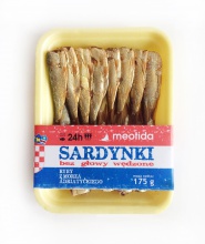 smoked headless sardines - product's photo