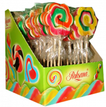 lollipops 60g flower shaope fruit flavour - product's photo