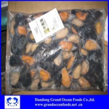 frozen cooked half shell mussel - product's photo