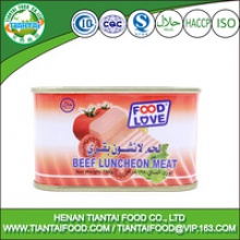 2016 manufacture canned beef luncheon meat - product's photo