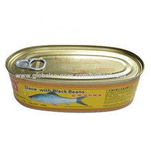 canned dace with salted black beans - product's photo