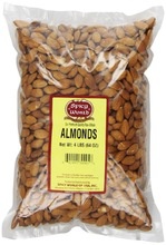 almonds kernels,natural dried and roasted - product's photo