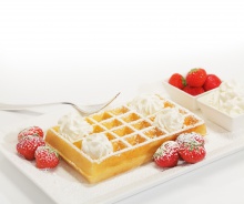 frozen brussels waffles - product's photo