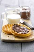 frozen round waffles - product's photo