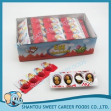 4pcs mini egg chocolate with biscuit - product's photo