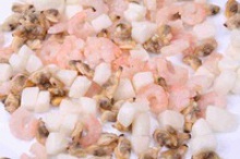 frozen cooked top clam shell off in high quality - product's photo