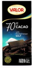 70% dark chocolate w. sea salt - product's photo
