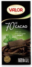 70% dark chocolate w. mint - product's photo