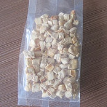 cubes of frozen dry chicken - product's photo