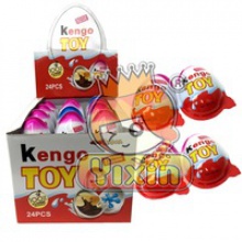 kengo toy egg candy chocolate biscuits - product's photo