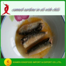 morocco sardine canned in chilly oil with competitive price - product's photo