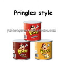 crispy kracks potato snacks (canned potato chips) - product's photo