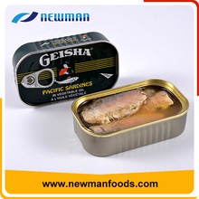 vegetable oil brine salty canned fish sardine - product's photo