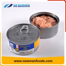healthy oil brine salty canned tuna fish - product's photo