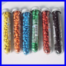 test tube colorful milk biscuit chocolate beans candy - product's photo