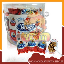 half egg chocolate with biscuit - product's photo