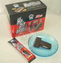 chocolate biscuit with milk jam - product's photo