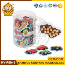 funny cartoon car shape chocolate biscuits candy - product's photo