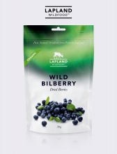 lapland wildfood wild bilberry - dried berries - product's photo