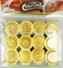 3 in 1 golden chocolate coin - product's photo