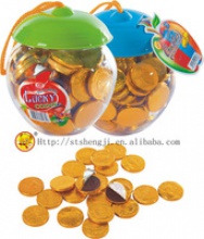 gold chocolate coin - product's photo