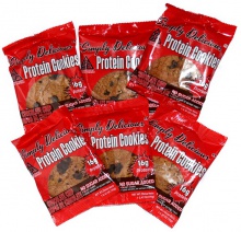 simply delicous protein cookie chocolate chip box of 6 cookies  - product's photo