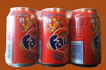 fanta orange can (24 x 330ml cans) - product's photo