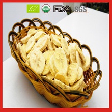 usda organic certified bulk freeze dried banana fruit - product's photo