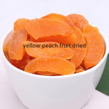 healthy snack fruits freeze dried yellow peach dried - product's photo