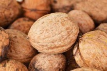 walnuts, walnuts without shell and inshell, walnut kernel - product's photo