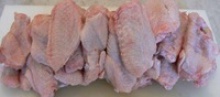halal frozen chicken mid joint wing - product's photo