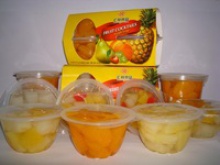 hot sale canned fruit salad in plastic cups - product's photo
