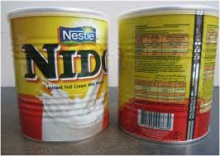 nestle nido milk powder 400gr,900gr,1800gr,2500gr tins  - product's photo