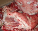 whole frozen halal pork meat - product's photo