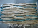 frozen precooked pacific mackerel loin 100%loin, single clean - product's photo
