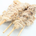 halal frozen grilled chicken skin skewers - product's photo