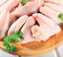frozen chicken mid joint wings, 3 joint wings, frozen chicken joint   - product's photo