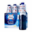kronenbourg 1664 blanc beer in blue 25cl, 33cl bottles and 500ml - product's photo