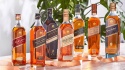 scotch whisky glenfiddich, red label, blue label, black label spirit - product's photo