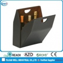 luxury faux leather black box wine coupon for father's day gift - product's photo