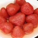  canned strawberry in light syrup - product's photo