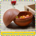 mini plastic football and basketball shaped candy toys - product's photo