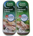 100g canned mackerel fillets in oil - product's photo