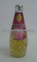 basil seed drink with apple in glass bottle (290ml) - product's photo