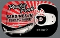 canned sardine in tomato sauce - product's photo